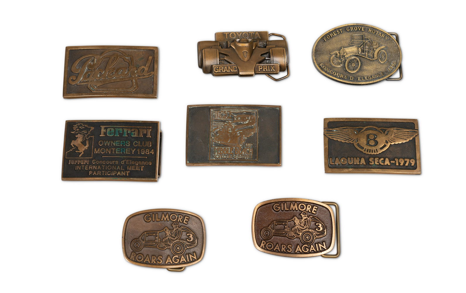 Assorted Automotive Belt Buckles Gooding & Company